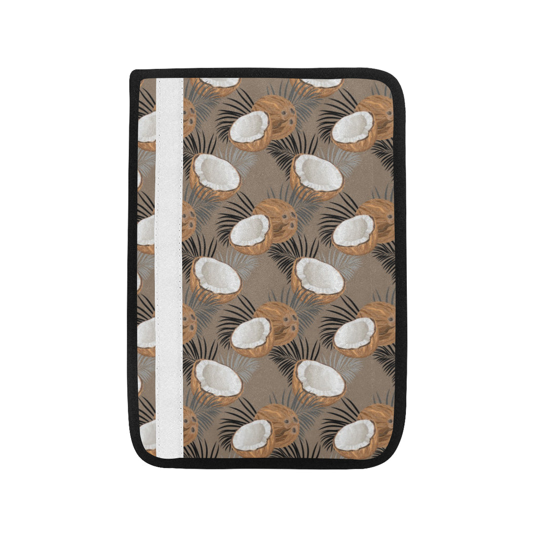 Coconut Pattern Print Design 02 Car Seat Belt Cover