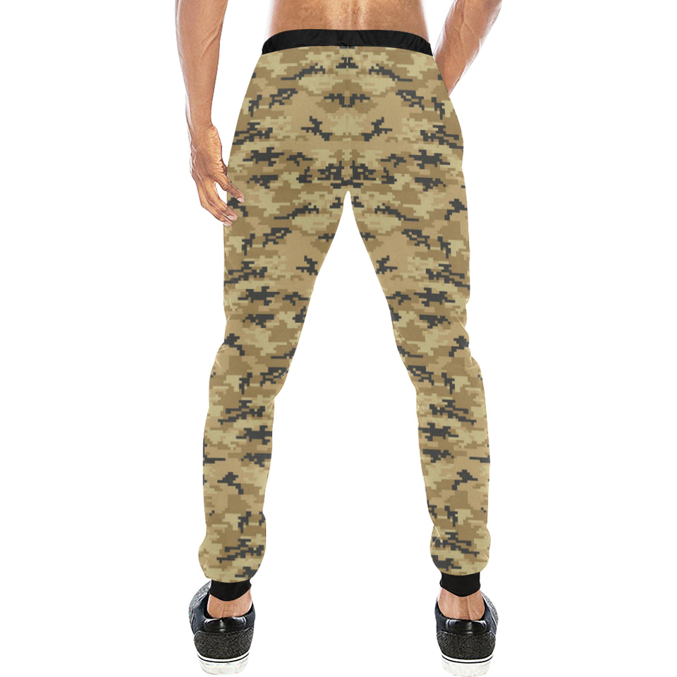 Sand Camo Camouflage Pattern Unisex Casual Sweatpants