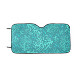 Coral Reef Pattern Print Design 01 Car Sun Shade