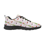 Llama Cactus Pattern Men's Sneakers Black