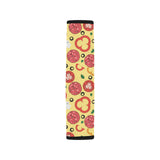 Pizza Tomato Salami Texture Pattern Car Seat Belt Cover