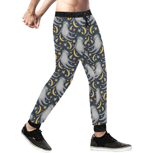 Sloth Astronaut Pattern Unisex Casual Sweatpants