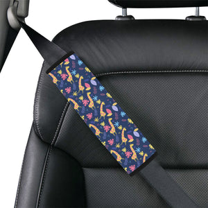 Giraffe Pattern Print Design 04 Car Seat Belt Cover