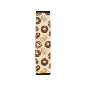 Chocolate Donut Pattern Car Seat Belt Cover