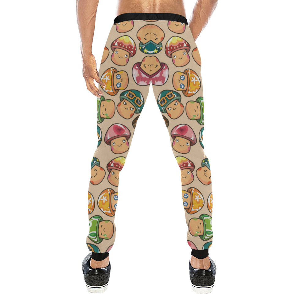 Mushroom Pattern Unisex Casual Sweatpants