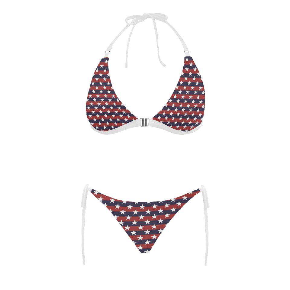 USA Star Pattern Background Sexy Bikinis Two-Pieces Swimsuits