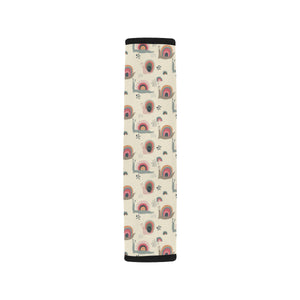 Snail Pattern Print Design 04 Car Seat Belt Cover