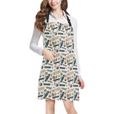 Skate Board Pattern Print Design 01 Adjustable Apron