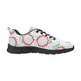 Dragon Fruit Seed Pattern Men's Sneakers Black