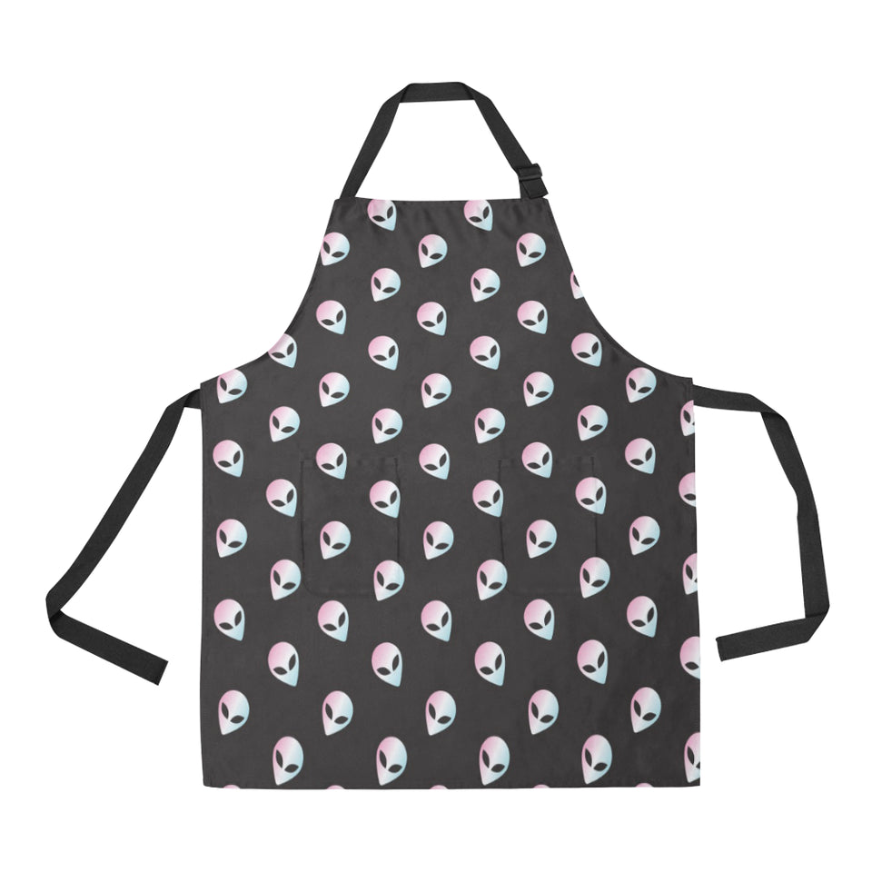 Alien Pattern Print Design 04 Adjustable Apron