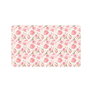 Tea pots Pattern Print Design 04 Doormat