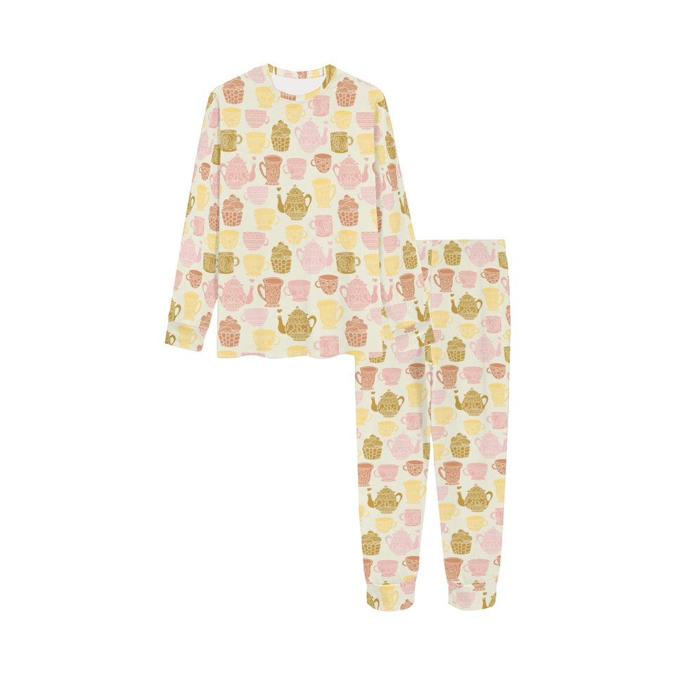 Tea pots Pattern Print Design 02 Kids' Boys' Girls' All Over Print Pajama Set