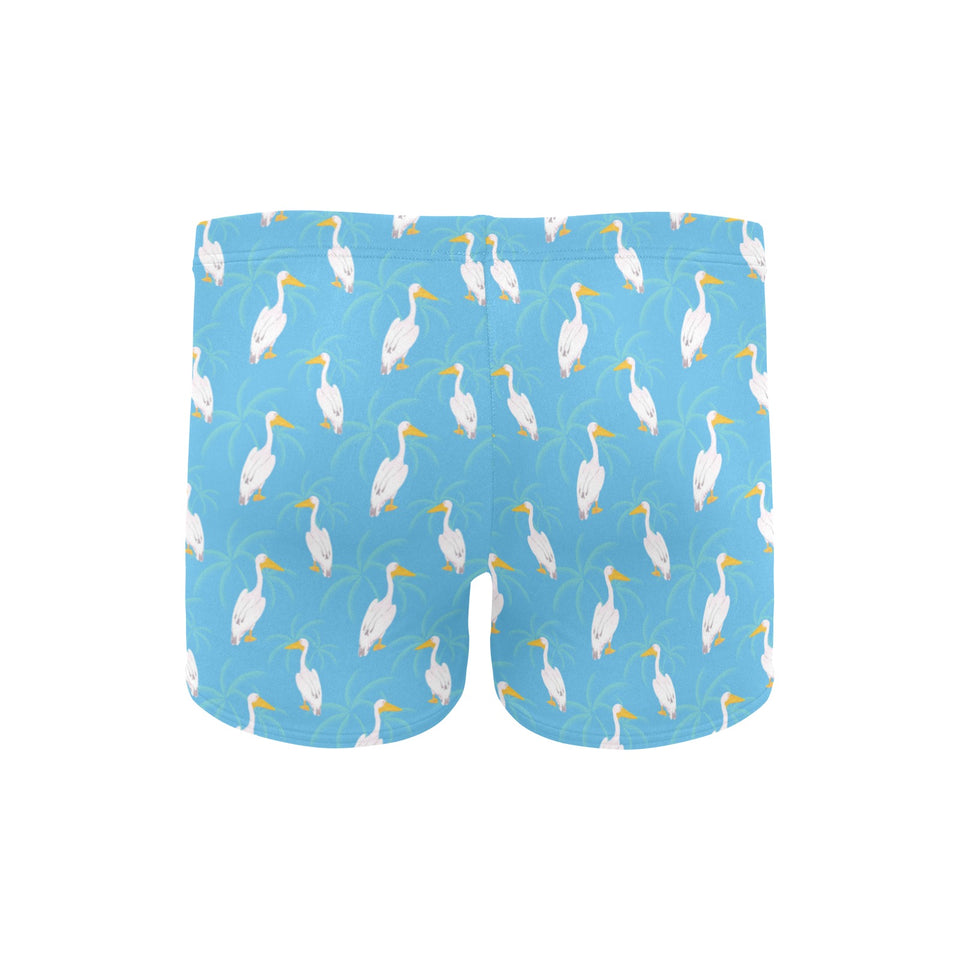 Pelican Pattern Print Design 02 Men's Swimming Trunks