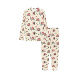 Snail Pattern Print Design 04 Kids' Boys' Girls' All Over Print Pajama Set