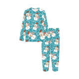 Snowman Chirstmas Pattern Kids' Boys' Girls' All Over Print Pajama Set