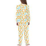 Giraffe Pattern Print Design 05 Kids' Boys' Girls' All Over Print Pajama Set