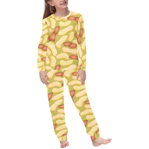 Peanut Pattern Theme Kids' Boys' Girls' All Over Print Pajama Set