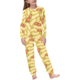 Peanut Pattern Theme Kids' Boys' Girls' All Over Print Pajama Set