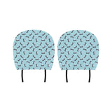 Piano Pattern Print Design 05 Car Headrest Cover