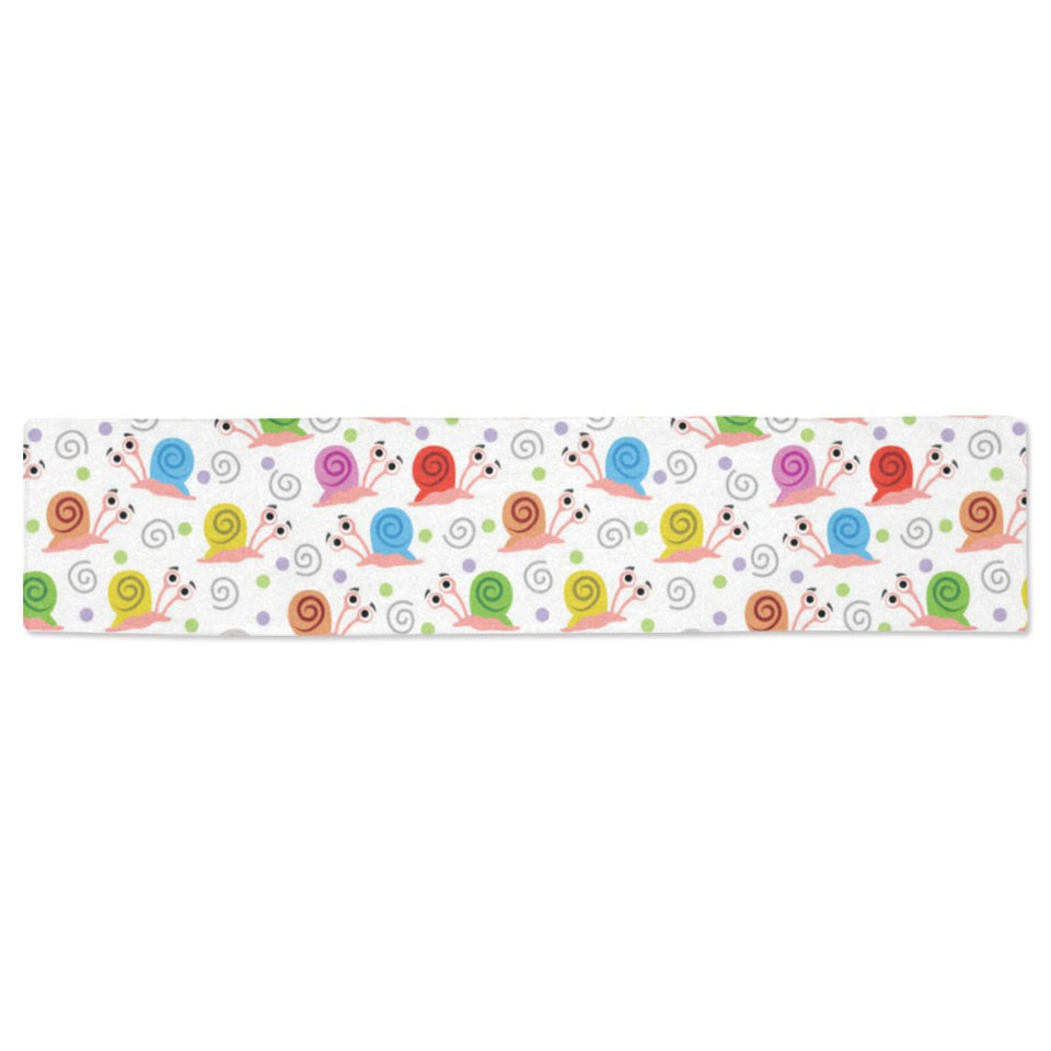 Snail Pattern Print Design 05 Table Runner