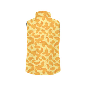 Potato Chips Pattern Print Design 04 Men's Padded Vest