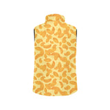 Potato Chips Pattern Print Design 04 Men's Padded Vest