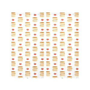 Pancake Pattern Print Design 02 Gauze Curtain