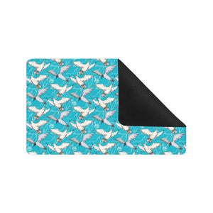 Seagull Pattern Print Design 03 Doormat