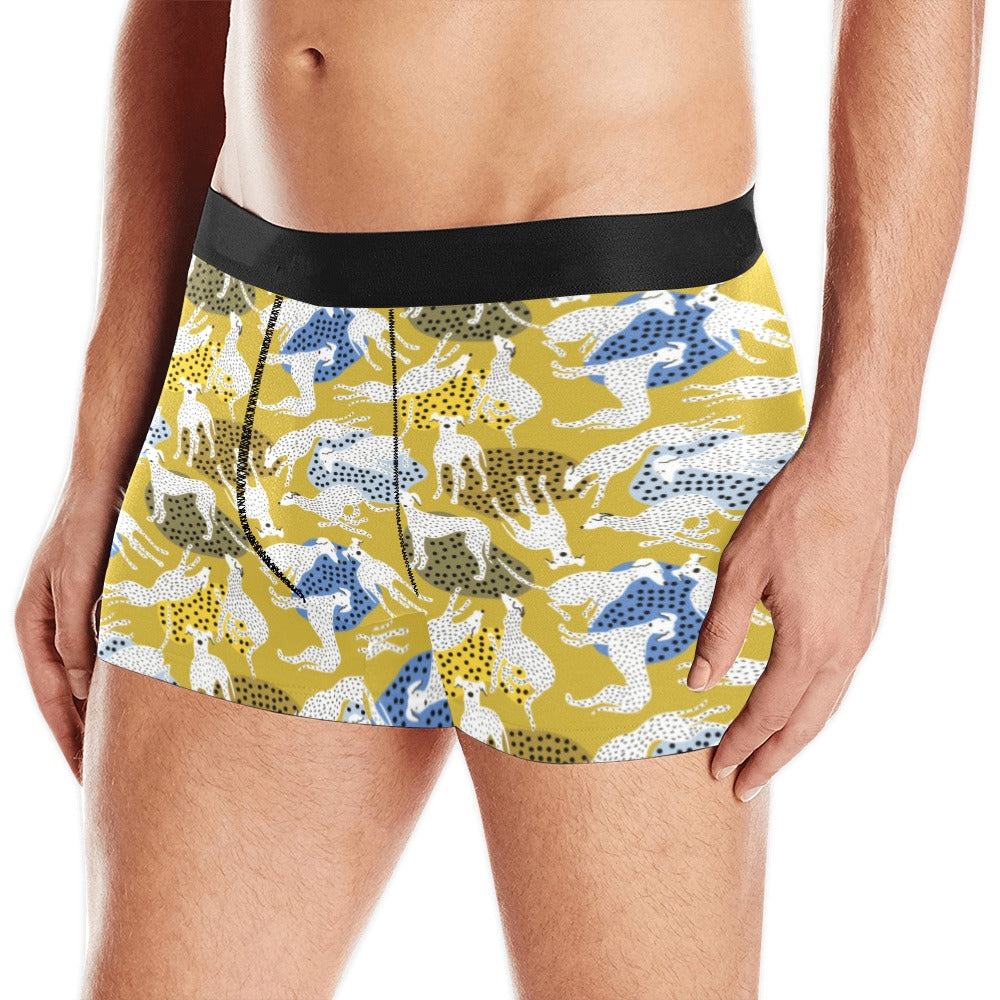 Greyhound Pattern Print Design 02 Men's All Over Print Boxer Briefs Men's Underwear