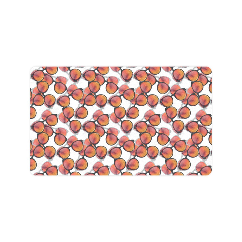 Sun Glasses Pattern Print Design 01 Doormat