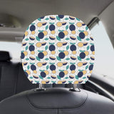 Passion Fruit Pattern Car Headrest Cover