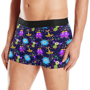 Alien Pattern Print Design 01 Men's All Over Print Boxer Briefs Men's Underwear