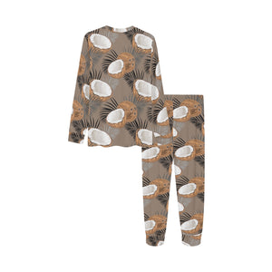 Coconut Pattern Print Design 02 Kids' Boys' Girls' All Over Print Pajama Set