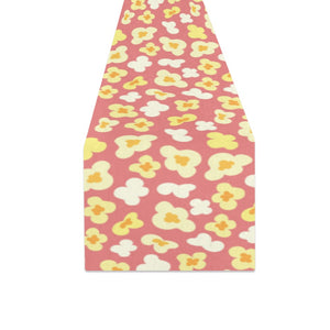 Popcorn Pattern Print Design 01 Table Runner