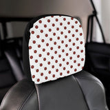 Darts Pattern Print Design 01 Car Headrest Cover