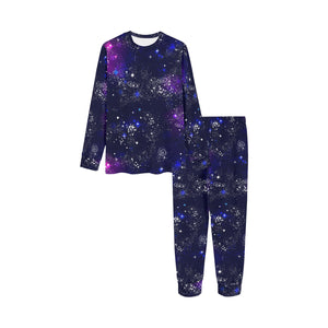 Space Galaxy Pattern Kids' Boys' Girls' All Over Print Pajama Set