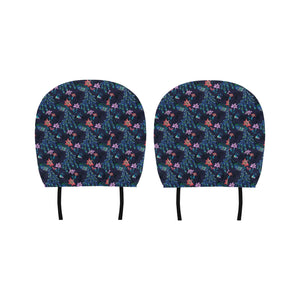 Peacock Feather Pattern Car Headrest Cover