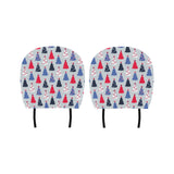 Christmas Tree Star Pattern Car Headrest Cover