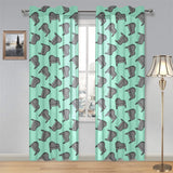 Piano Pattern Print Design 04 Gauze Curtain