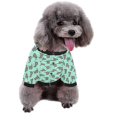 Piano Pattern Print Design 04 All Over Print Pet Dog Round Neck Fuzzy Shirt