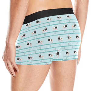 Ostrich Pattern Print Design 04 Men's All Over Print Boxer Briefs Men's Underwear