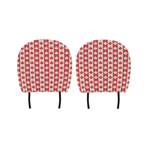 Canada Pattern Print Design 03 Car Headrest Cover