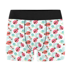 Ladybug Pattern Print Design 03 Men's All Over Print Boxer Briefs Men's Underwear