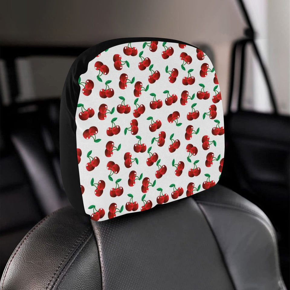 Cherry Pattern Car Headrest Cover