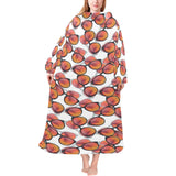 Sun Glasses Pattern Print Design 01 Blanket Robe with Sleeves