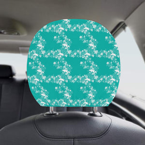 Dolphin Sea Shell Starfish Pattern Car Headrest Cover