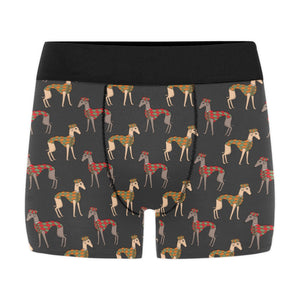 Greyhound Pattern Print Design 01 Men's All Over Print Boxer Briefs Men's Underwear