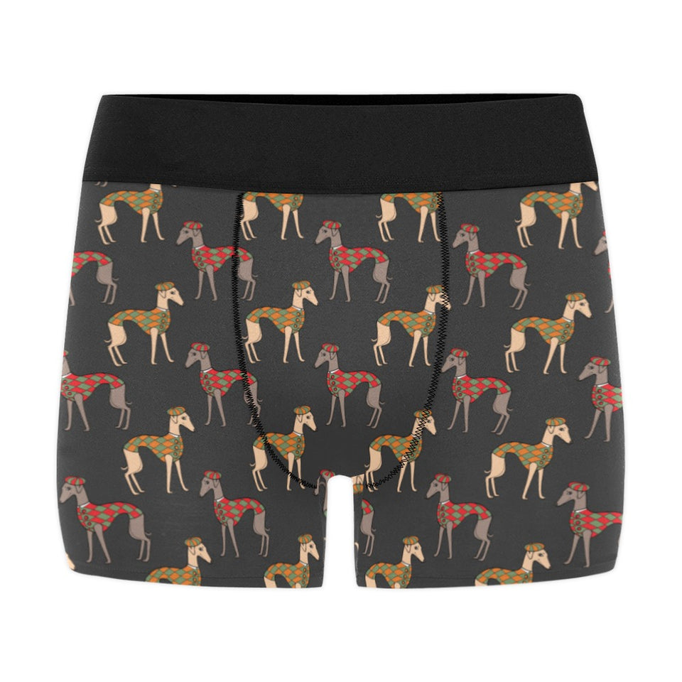 Greyhound Pattern Print Design 01 Men's All Over Print Boxer Briefs Men's Underwear
