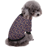 Eiffel Tower Pattern Print Design 02 All Over Print Pet Dog Round Neck Fuzzy Shirt