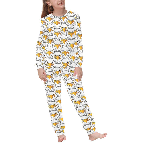 Eagle Pattern Print Design 05 Kids' Boys' Girls' All Over Print Pajama Set